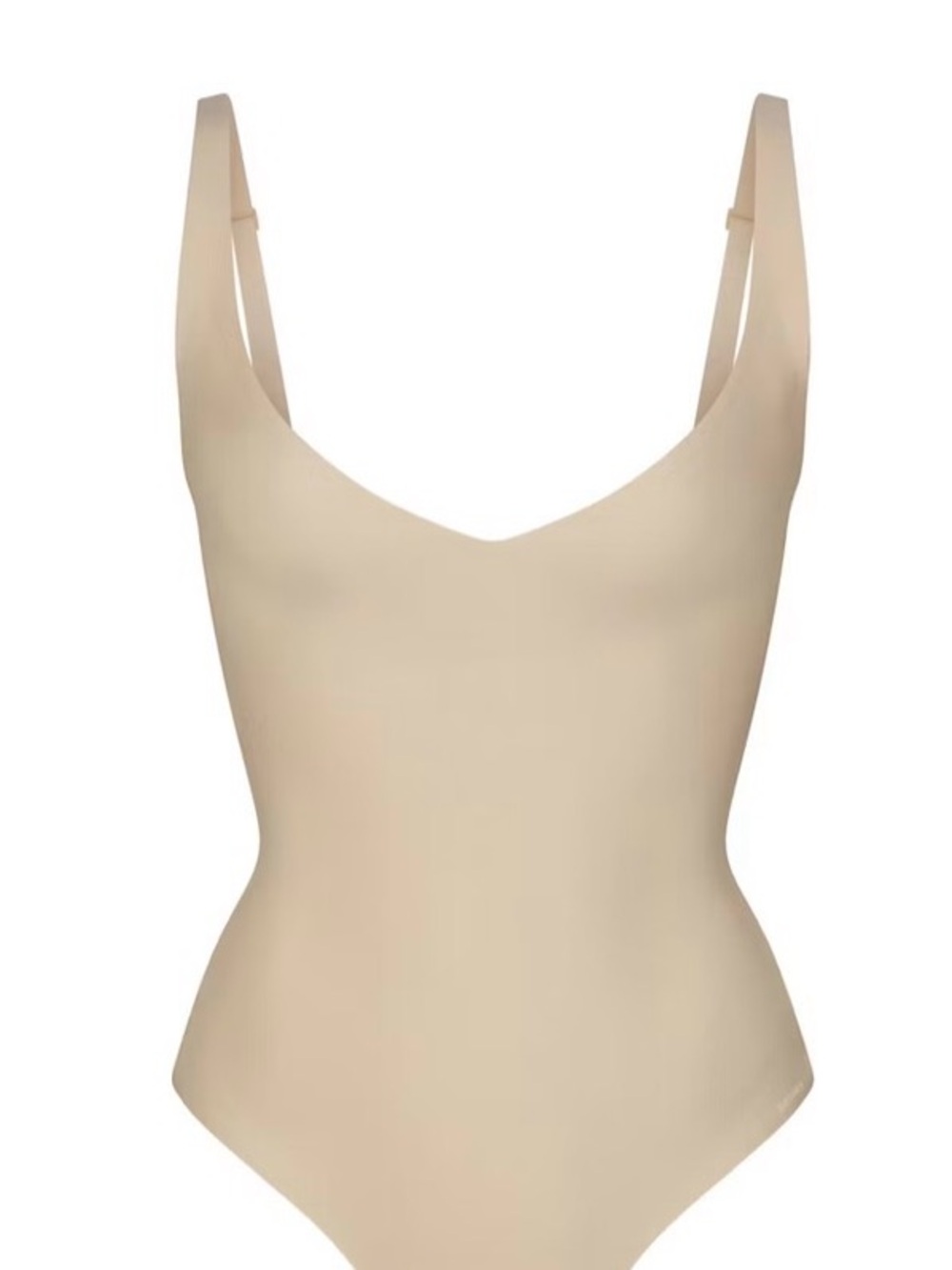Skims CORE SCULPT PLUNGE THONG BODYSUIT. M